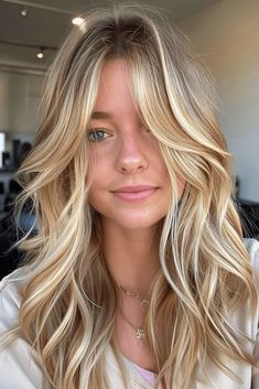 Bright Honey Blonde, Best Blonde Hair, Caramel Blonde Hair, Winter Blonde, Blonde Hair Colors, Strawberry Blonde Highlights, Blonde Hair Transformations, Blonde Balayage Highlights, White Blonde Hair