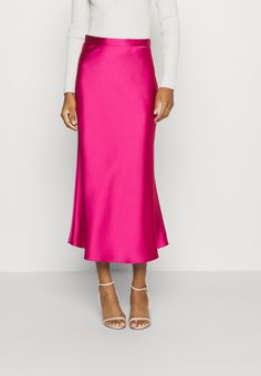 BOSS VINAREA - Maxi skirt - bright pink Bright Pink Outfit, Outfit Rosa, Maxi Rok, Pink Outfit, Pink Pink, Bright Pink, Brighton, Maxi Skirt, Pink