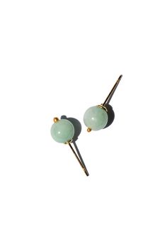 These delicate Mira jadeite sphere studs bring a subtle elegance to any outfit with their minimalist and refined design. The smooth jadeite beads shine with natural beauty, making them a perfect accessory for both casual and formal looks. Avoid knocking against hard surfaces. Jade pieces are brittle and will break when hit with hard objects. Make sure that you take off your jewelry before you go swimming in a pool or hot tub. If you’re handing dirt and soil, quartz dust in soil is abrasive to th Go Swimming, September Birthstone Jewelry, August Birthstone Jewelry, Subtle Elegance, July Birthstone Jewelry, Zodiac Jewelry, Jewelry Ring Box, Pearl Jewellery Earrings, Jade Jewelry