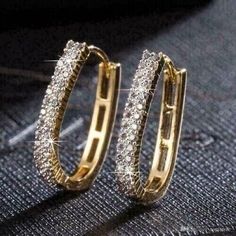 (eBay) Yellow Gold. Customize your dream jewelry. Stone Shape. Total Carat Weight (approx.). Stone Type. Stone Color. Jewelry Type. What sets us apart?. Cubic Zirconia Hoop Earrings, Ear Earrings, Crystal Hoop Earrings, Alloy Earrings, Big Earrings, Diamond Hoop Earrings, Accessories Jewelry Earrings, Artistry Makeup, Jewelry Earrings Hoops