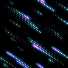 an abstract background with lines and dots in blue, pink, and purple on a black background