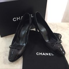 Reposhing This Item I Purchased From @Bluesea38. Loved It, But Ready To Rotate For Something New. Questions? Leave A Comment Below! Chanel Two Tone Pumps, Shoes Chanel, Chanel Shoes, Leave A Comment, Shoes Women Heels, Something New, Black And Brown, Limited Time, Shoes Heels