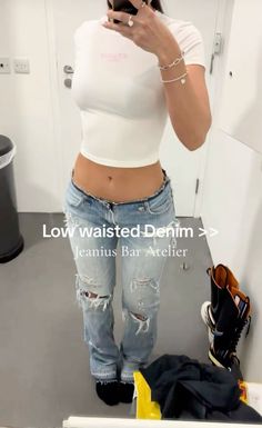 Low Waist Jeans Outfit, Cute Online Clothing Stores, Cute Clothing Stores, Low Waist Jeans, Cute Swag Outfits, Baddie Outfits Casual