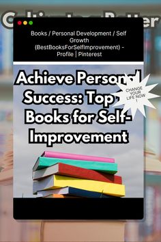 a stack of books sitting on top of each other with the title active person's success