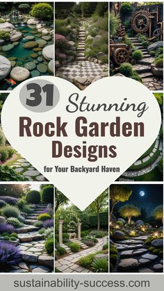 31 Gorgeous Rock Garden Ideas For Your Outdoor Oasis Tiered Rock Wall Landscaping, Rocks Along House, Rock Sitting Area Backyard, Stone Yard Landscaping, Tiered Rock Garden, Rock Ideas Landscaping, Flat Rock Landscaping, Garden Rocks Landscape, Rocks In Landscaping Decorating Ideas