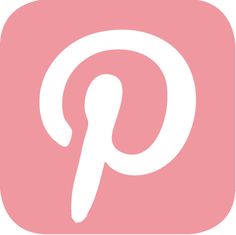 a pink square with the letter p on it