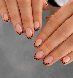 Really Long Nails, Kutek Disney, Cute Short Nails, Cheetah Nails, November Nails, Pumpkin Nails, Cute Nails For Fall, October Nails, Nagel Tips