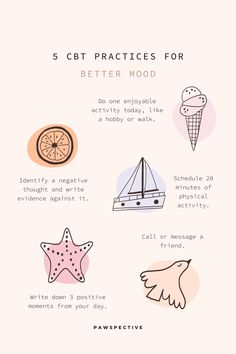 Depression often impacts mood and daily activities, making it challenging to focus on positive aspects of life. Cognitive Behavioral Therapy (CBT) addresses this by connecting thoughts, feelings, and behaviors, helping individuals reframe negative thinking and engage in mood-boosting activities. BetterMood I CBT I Depression I PsychotherapistRecommends I MentalHealth I PositiveThinking I MoodBoosting I TherapyTechniques I EmotionalWellBeing I CognitiveBehavioralTherapy Emotional Deprivation Schema, Cbt Quotes, Positive Psychology Activities, Cbt Therapy Techniques, Cbt Activities, Cognitive Behavior Therapy, Focus On Positive, Cbt Techniques