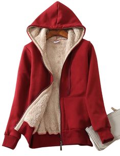 Thick Hoodies, Thick Cardigan, Hoodies For Women, Winter Vest, Plus Size Coats, Winter Hoodies, Solid Clothes, Winter Coats Women, Sherpa Lined