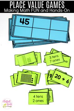 place value games for making math fun and hands - on