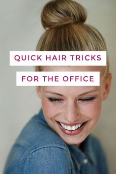 5 Easy Hairstyles For Lazy Days: Guide to quick and easy hairstyles for work!  These easy hairstyles are not only quick and easy but also on trend! As seen on many of your favorite actress and on the runways, all you’ll need to achieve these styles are a few products you likely already have at home. #easyhairstyles #hairstyles #haircare #haircaretips #hairfinity #beauty Hairstyles For Lazy Days, Lazy Girl Hairstyles, Quick Hairstyles For School, Easy To Do Hairstyles, Hair Tricks