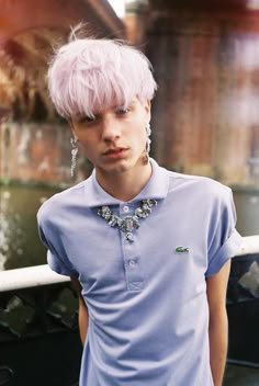 Bowl Haircuts, Androgynous Hair, Mens Hair Colour, Tapered Haircut, Pastel Pink Hair, Tumblr Hair, Men Hair Color, Dennis Rodman, Super Hair