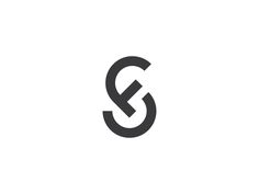 the letter s is made up of two intersecting lines, and it appears to be black