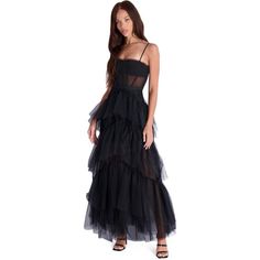 Manufacturer: Bcbgmaxazria Suggested Price: $498.00 Condition: New With Tags Style Type: Sheath Collection: Bcbgmaxazria Sleeve Length: Spaghetti Strap Closure: Hidden Back Zipper Material: 100% Polyester Fabric Type: Tulle Specialty: Ruffled Make A Show Stopping Statement In The Oly Tiered Tulle Corset Evening Gown By Bcbg Max Azria. This Dress’s Feminine Ruffles And Corset Style Design Offer A Dreamy, Eye-Catching Look. The Fitted Bodice With Corset Bust Paired With Tiered Ruffles That Cascade Bcbg Tulle Gown, Corset Evening Gown, Corset Evening Dress, Tulle Corset, Paper Rings, Evening Dress Collection, Boned Corsets, Tulle Sleeves, Tiered Ruffle Skirt