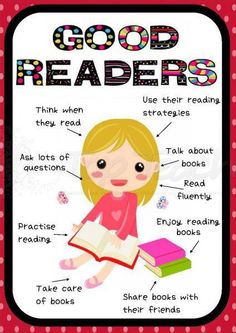 good readers Class Poster, Milestone Pictures, Good Readers, Monthly Milestone, Reading Instruction, Readers Workshop, Teaching Literacy