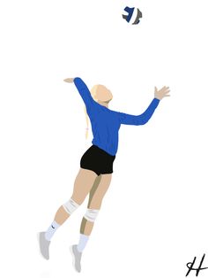 volleyball illistration, illustration, aesthetic, custom illustration, hannahsprofilepics, hannahsprofilepictures, minimalist illustration Volleyball Images, Volleyball Tryouts, Volleyball Inspiration, Poster Series, Volley Ball, Women Volleyball, Preppy Wallpaper