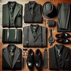 Suits Men Old Fashion, Classy Clothing, Gentleman Outfit