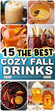 The best and tastiest fall drink recipes Hot Drinks For Fall, Cozy Beverages, Slow Cooker Drinks, Crockpot Drinks, Cozy Fall Drinks, Easy Mocktails, Mulled Apple Cider, Yummy Bites, Spiced Chai