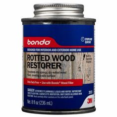 Hardware store usa |  Bondo 8OZ Wood Restorer | 20131 | 3M COMPANY Wood Repair, Wood Filler, Wood Fiber, Diy Home Repair, Wood Trim, Home Repairs, Wood Surface, Diy Home Improvement