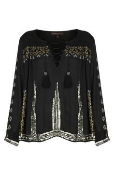 Kate Moss @ Topshop 70s Boho Folk Smocked Embroidered Sequin Blouse: http://www.ebay.co.uk/itm/New-Ex-Kate-Moss-Topshop-70s-Boho-Folk-Smocked-Embroidered-Sequin-Blouse-4-16-/171975175232?ssPageName=STRK:MESE:IT Laced Up Shirt, Smock Blouse, Sequin Blouse, 70s Boho, Embellished Gown, Blouse Nordstrom, Peasant Blouse, Kate Moss, Sequin Top