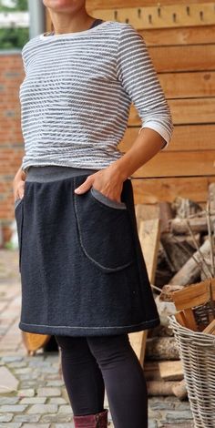 Here I offer an unusual skirt for women. The skirt is made of soft, high-quality walkloden, 100% virgin wool It doesn't scratch and feels soft. It has a great fall and ends just above the knee. Great soft wool fabric in great colors combined with soft cuffs. The skirt has two pockets that are bordered with cuffs. You are welcome to choose the color. One message is enough The waistband is stretchy and ensures a comfortable width. This means you can also wear the skirt over trousers A great piece Skirt Over Trousers, Hiking Skirt, Skirt Winter, Thick Tights, Hip Skirt, Women Skirt, Knee Skirts, Wool Winter, Skirt For Women