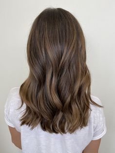 Brown Highlights, Brunette Hair, Blonde Highlights, Balayage Hair, Hair Color Ideas, Hair Colour, Hair Cut, Wavy Hair