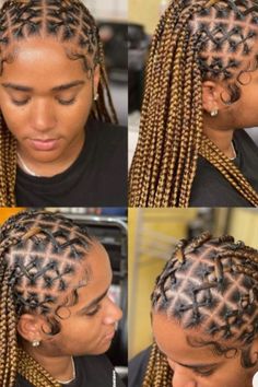 Cross Knotless Braids, Criss Cross Knotless Braids, Latest Braided Hairstyles, Short Box Braids Hairstyles, Cute Braided Hairstyles