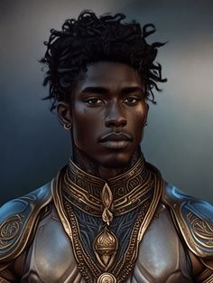 Black Elf Male, Black Male Oc Art, Majestic Men, Story Bible, Afro Futurism, Books Ideas, Male Character, Human Male, Biblical Art