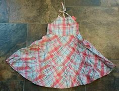 New with tags! From Gymboree's Tropical Garden line, gorgeous madras plaid halter dress with full twirly skirt - size 8. Please see other listings for more great items! Garden Line, Twirly Skirt, Madras Plaid, Garden Dress, Dress Halter, Tropical Garden, Blue Orange, Halter Dress, Pink Blue