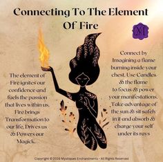 Elemental Spells, Fire Magick, Fire Witch, Element Of Fire, Witchcraft Spells For Beginners, Spells For Beginners, Wiccan Magic, Luck Spells, Elemental Magic