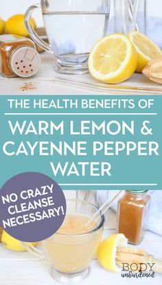 The Health Benefits of Warm Lemon and Cayenne Pepper Water Cayenne Pepper Water, Cayenne Pepper Benefits, Pepper Benefits, Tomato Nutrition, Calendula Benefits, Matcha Benefits, Lemon Benefits, Detox Waters, Body Cleansing