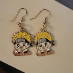 Anime Earring Earring Fast Shipping G8 Earrings Anime, Jewelry Anime, Anime Earrings, Anime Jewelry, Naruto And Boruto, Hand Crafted Jewelry, Crafted Jewelry, Handcrafted Jewelry, Jewelry Crafts