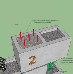 the diagram shows how to build an outdoor fire pit