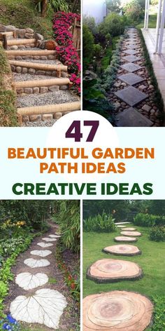 beautiful garden path ideas to make your yard look like it is in the middle of nowhere