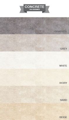 the color scheme for carpet samples in different colors and sizes, including gray, beige, grey