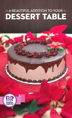 a beautiful addition to your dessert table is the chocolate frosted heart - shaped cake