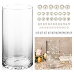 there are many different types of glassware on the table