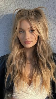 Hairstyle Girls, Hairstyles Aesthetic, Birthday Hairstyles, روتين العناية بالبشرة, Hair Inspo Color