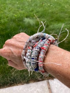 This boho necklace is made from natural materials including cotton, linen, Marino wool, and silk. Strips of fabrics and fibers are twinned together and wrapped and tied with yarn. This piece of fiber jewelry may slipped easily over the head wrapped around once or twice, or may be wrapped around the wrist three times or four times. Fiber Necklace, Bracelet Diy, Fiber Jewelry, Bracelet Crafts, Wedding Jewellery Necklace, Fabric Jewelry, Boho Necklace, Head Wraps, Wedding Necklace