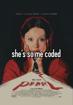 the poster for she's so me coded with her hand over her face