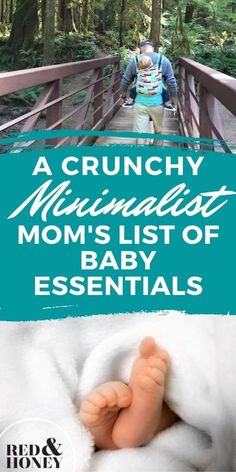 a baby's feet on top of a blanket with the words, a crunchy mum