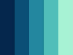 an image of blue and green color swatches for wallpaper or backdrops in shades of teal