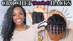 🔥Get Goddess Box Braids in MINUTES! Illusion Crochet HACKS! | MARY K. BELLA Crochet Braid Pattern For Box Braids, Braid Pattern For Crochet Braids, Medium Sized Box Braids, Illusion Crochet, Braid Hack, Goddess Box Braids Crochet Hair, Crochet Hacks