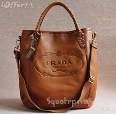 PRADA REAL LEATHER HANDBAG SHOULDER BAG BROWN NEWEST Prada Tote Bag, Bag Prada, Real Leather Handbags, Shoulder Bag Brown, Kelly Bag, Handbag Heaven, Hermes Handbags, Prada Handbags, Handbag Shoes