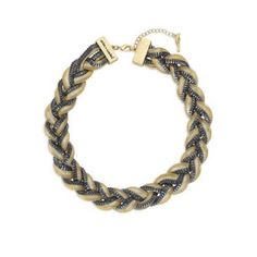 Never Worn Chloe & Isabel Braided Necklace With Gold And Black. Approx 18” In Length + A 2” Extender. Mixing Metals, Thick Braid, Chain Collar, Chloe Isabel Jewelry, Braided Necklace, Shop Jewelry, Gorgeous Jewelry, Collar Necklace, Snake Chain