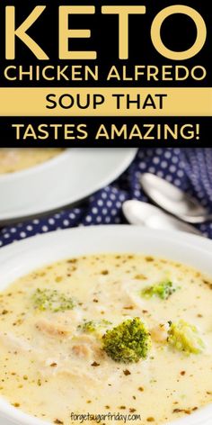 chicken alfredo soup that tastes amazing