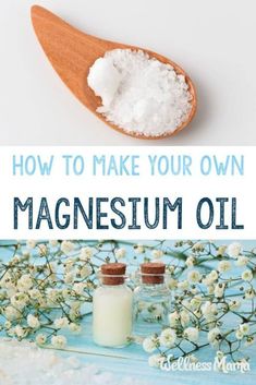 Magnesium Oil Benefits & How to Use It  Make a simple magnesium oil spray with only two ingredients! This skin soothing and relaxing spray helps increase magnesium levels transdermally. Wellness Mama