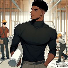 Black Anime Guy Aesthetic, Anime Black Guy, New Fall Hair Colors, Take Care Of Wavy Hair, Black Male Character Design, Black Male Art, Care For Wavy Hair, Afro Hair Drawing