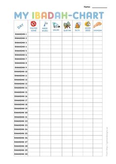 the printable mini beadahi - tabell timetable