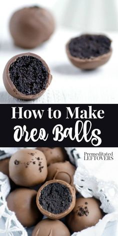 how to make oreo balls with chocolate frosting